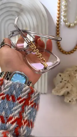 عینک شانل بلوکات  کد ۰۳۰۰ رنگ طوسی