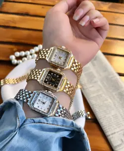 ساعت کارتیر CARTIER کد ۰۳۵۱ صفحه مشکی