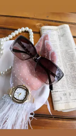 عینک شانل کد ۰۳۵۲ رنگ نسکافه ای