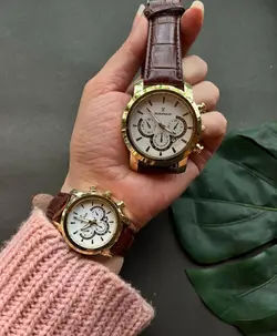 ساعت رومانسون کد ۰۳۶۹ رنگ قهوه ای