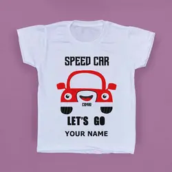 تیشرت پسرانه طرح Speed Car