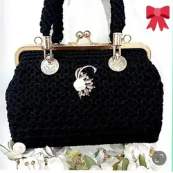 کیف مکرومه - حامی تولیدات خانگی