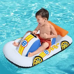 شناور بادی کودک طرح ماشین مسابقه ای بست وی