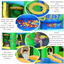 تشک جامپینگ بادی با طرح بولینگ