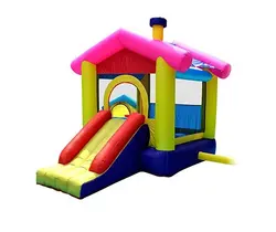 تشک جامپینگ بادی سرسره دار طرح خانه