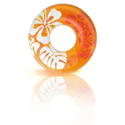 حلقه شنا بادی گرد طرح برگ سه رنگ اینتکس