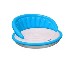 تشک بادی روی آب گرد پشتی دار