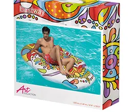 تشک بادی روی آب رنگی بست وی