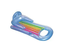 تشک بادی رنگی پشتی دار روی آب