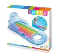 تشک بادی رنگی پشتی دار روی آب