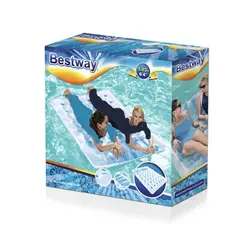 تشک بادی روی آب دونفره با تکیه گاه بست وی