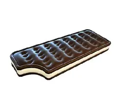 تشک بادی روی آب بیسکویت شکلاتی