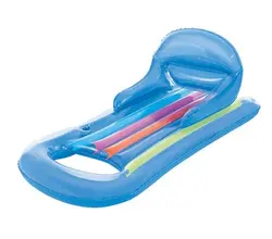 تشک بادی روی آب پشتی دار