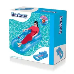 تشک بادی روی آب پشتی دار