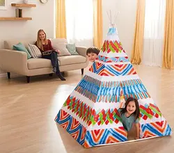 چادر بازی کودک طرح چادر سرخپوستی