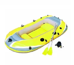 قایق بادی سه نفره بزرگ با پارو