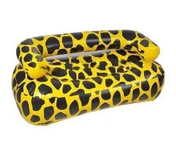 کاناپه بادی دو نفره چند کاره طرح خال دار