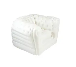 کاناپه بادی یک نفره سفید ChestAirField