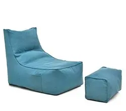 مبل شنی تک نفره آبی