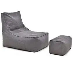 مبل شنی تک نفره آبی