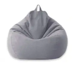 مبل شنی راحتی کتان با زیر پایی