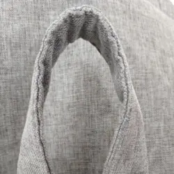 مبل شنی راحتی کتان با زیر پایی