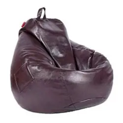 مبل شنی چرمی تیره