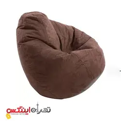 مبل شنی قهوه ای سوخته اینتکس