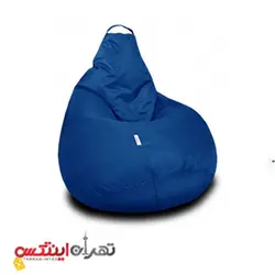 مبل شنی دستگیره دار آبی