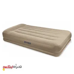 تخت بادی یک نفره مخمل با ارتفاع 38 سانتی متر