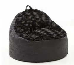 مبل شنی مخملی تک نفره اینتکس