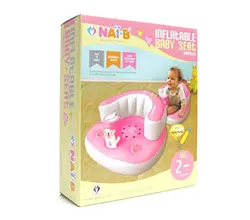 مبل بادی حفاظ دار صورتی کودک