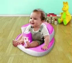 مبل بادی حفاظ دار صورتی کودک