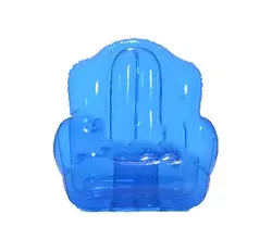 مبل بادی یک نفره شیشه ای قرمز