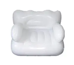 مبل بادی یک نفره سفید رنگ