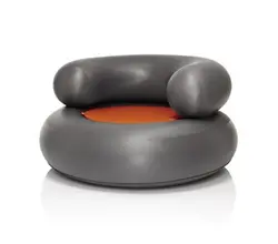 مبل بادی گرد با نشیمنگاه رنگی