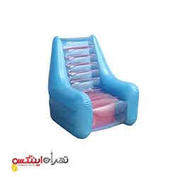 مبل بادی یک نفره با نشیمنگاه شفاف