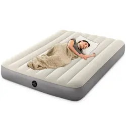 تشک بادی دو نفره الیاف دار intex با عرض 137