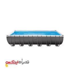 استخر پیش ساخته گرد فریمی 457 × 122 2018 با پمپ تصفیه آب