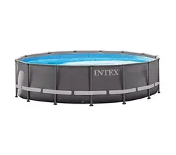 استخر پیش ساخته فریمی گرد 122 × 488 جدید با پمپ تصفیه شنی