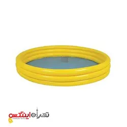 استخر بادی گرد سه لایه زرد کودک