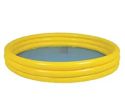 استخر بادی گرد سه لایه زرد کودک