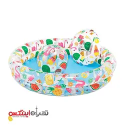 استخر بادی گرد دولایه ستاره ای