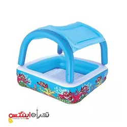 استخر بادی مربعی طرح دار کودک بست وی