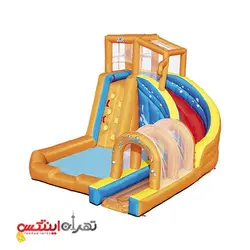 استخر بادی کودک سرسره دار طرح قلعه بست وی