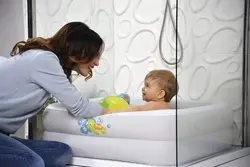 استخر بادی استحمام کودک با کف بادی بست وی