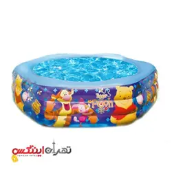 استخر بادی کودک 6 ضلعی کودک با طرح پو