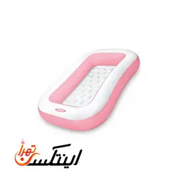 استخر بادی کودک صورتی با کف بادی اینتکس intex 58423