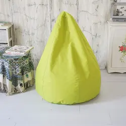 مبل شنی سبز با تکیه گاه بزرگ