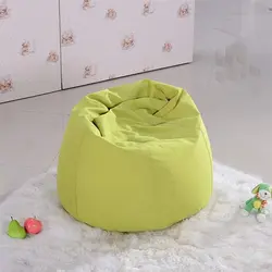 مبل شنی سبز با تکیه گاه بزرگ